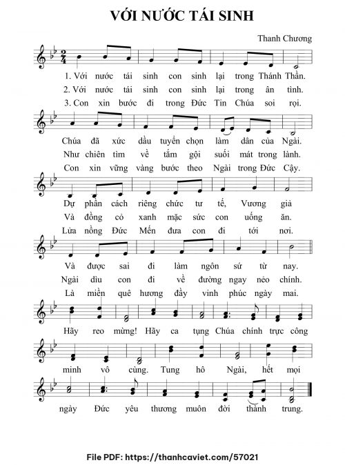 Với nước tái sinh - Thanh Chương - trang 1