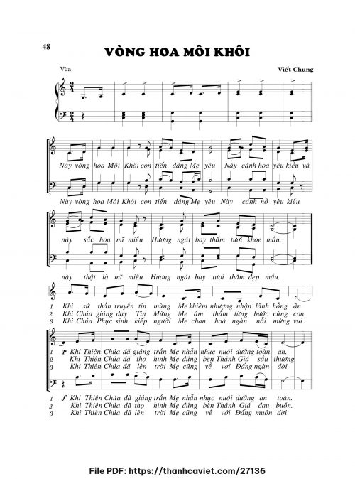 Vòng hoa môi khôi - Viết Chung - trang 1