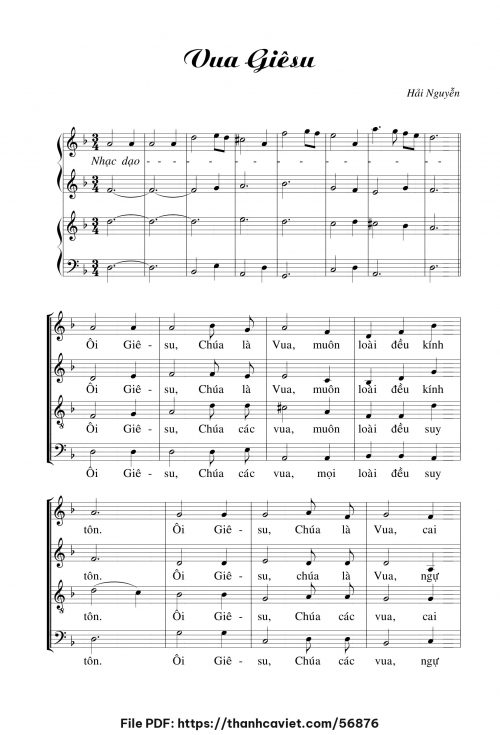 Vua Giêsu - Hải Nguyễn - trang 1