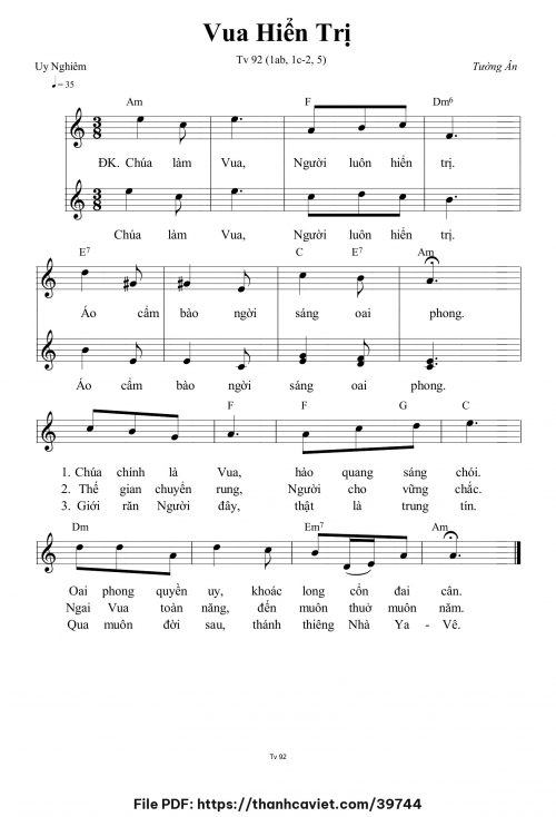 Vua hiển trị - Tường Ân - trang 1
