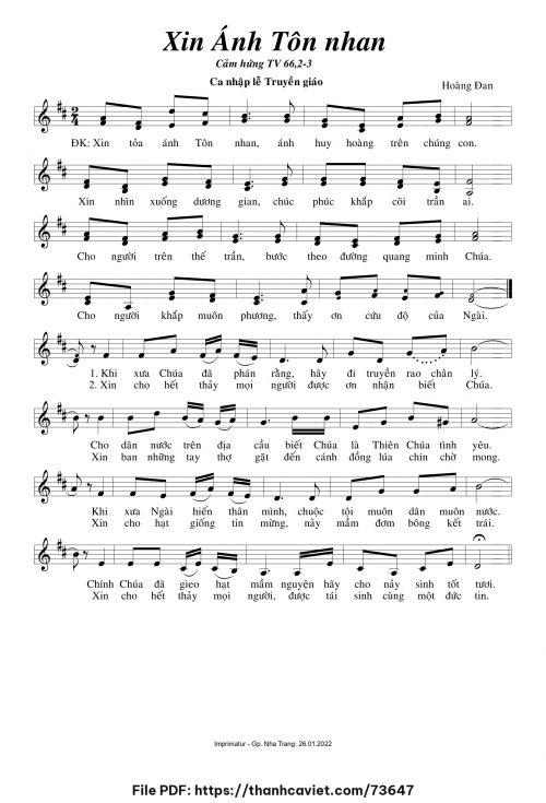Xin ánh Tôn nhan - Hoàng Đan - trang 1