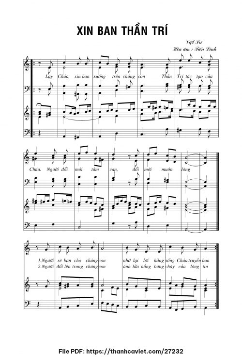 Xin ban thần trí - Tiến Linh - trang 1