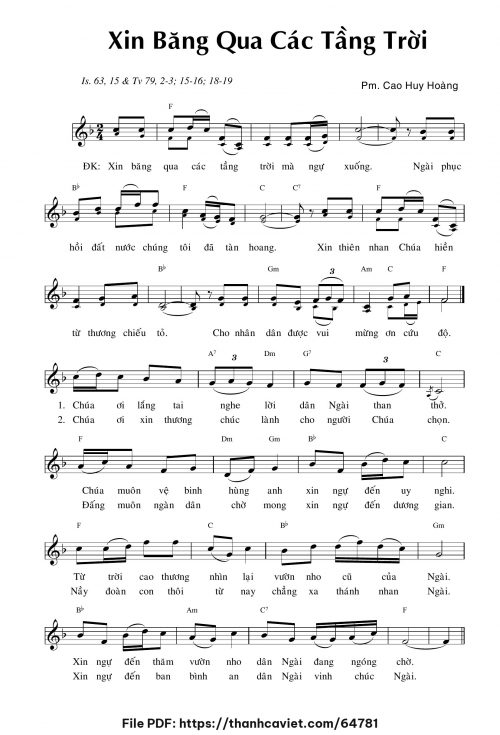 Xin băng qua các tầng trời - Cao Huy Hoàng - trang 1