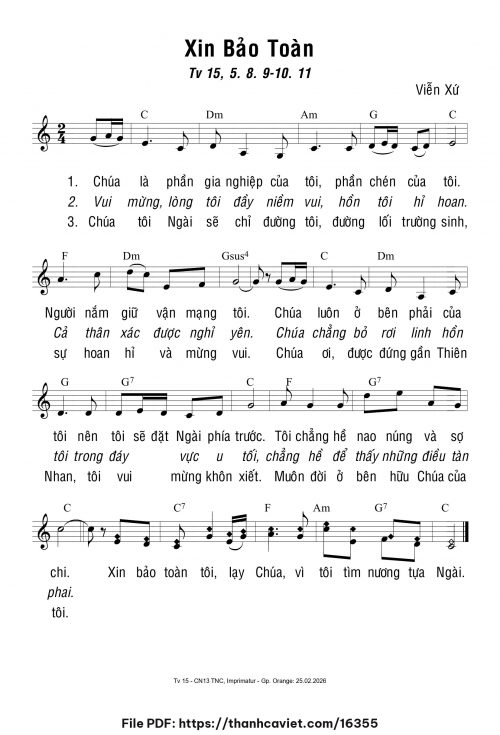 Xin bảo toàn - Viễn Xứ - trang 1