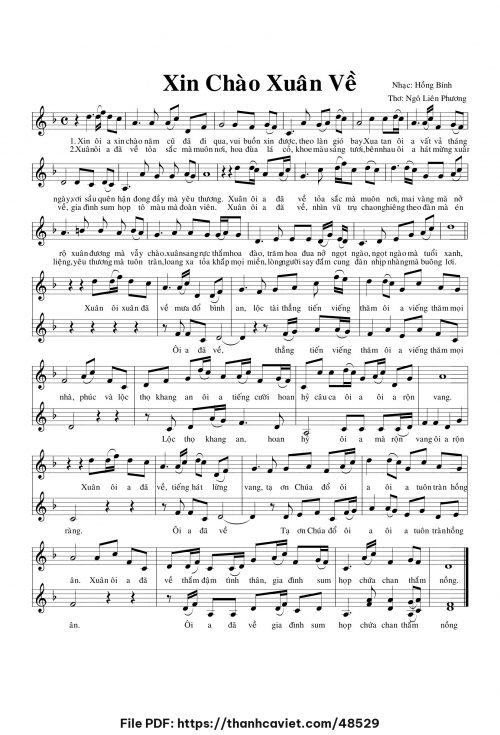 Xin chào xuân về - Hồng Bính - trang 1