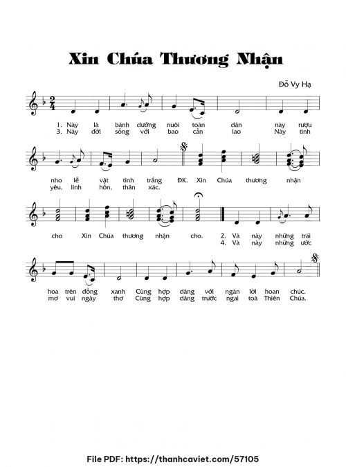 Xin Chúa thương nhận - Đỗ Vy Hạ - trang 1