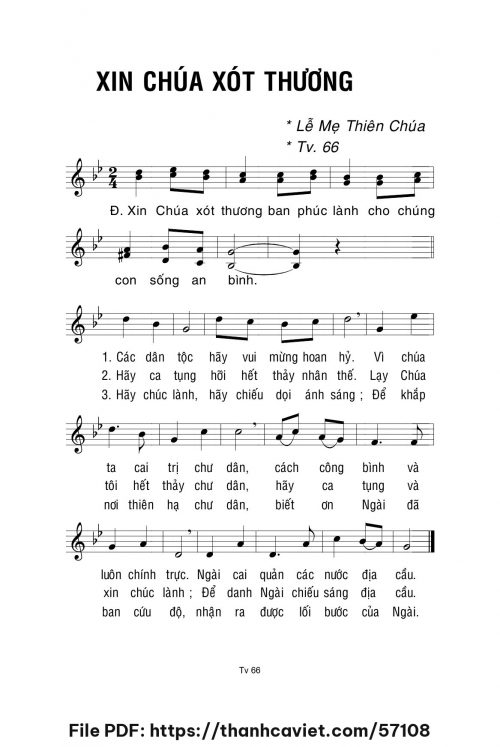 Xin Chúa xót thương - Lm. La Thập Tự - trang 1
