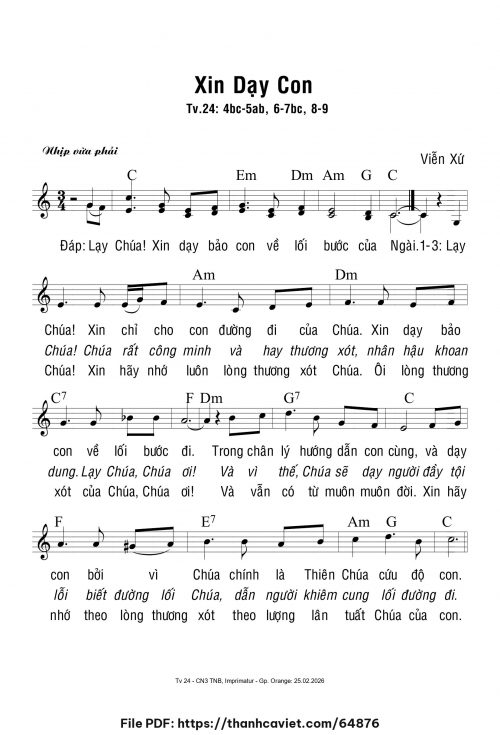 Xin dạy con - Viễn Xứ - trang 1