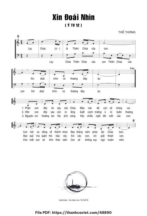 Xin đoái nhìn - Thế Thông - trang 1