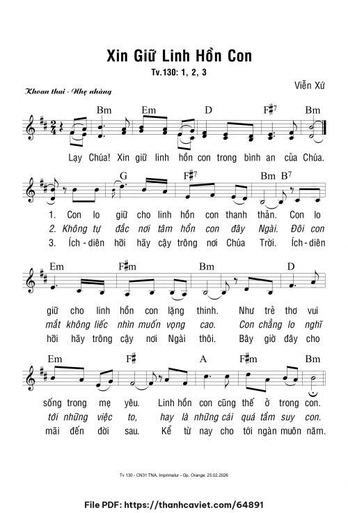 Xin giữ linh hồn con - Viễn Xứ - trang 1