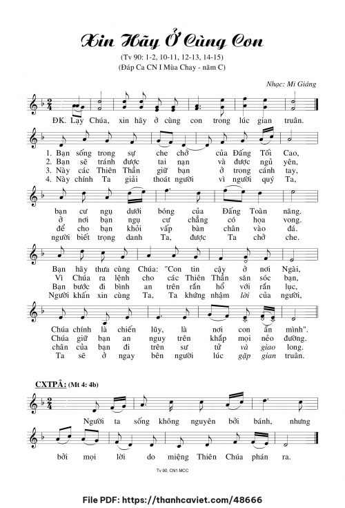 Xin hãy ở cùng con - Mi Giáng - trang 1