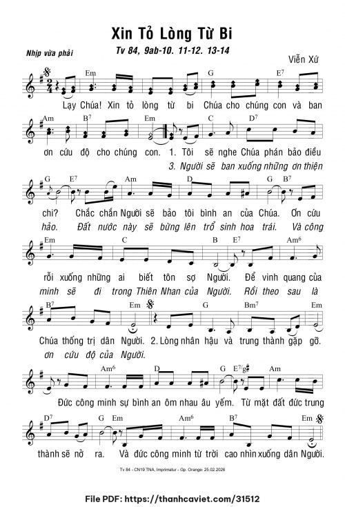 Xin tỏ lòng từ bi - Viễn Xứ - trang 1