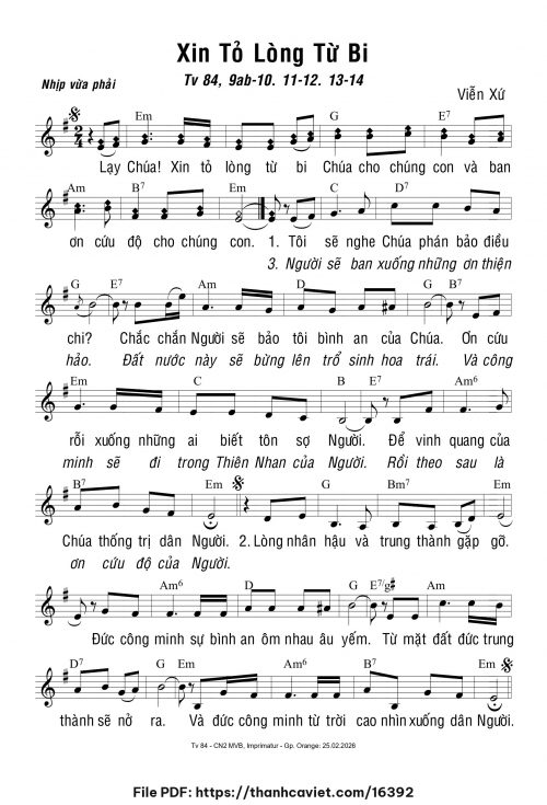 Xin tỏ lòng từ bi - Viễn Xứ - trang 1