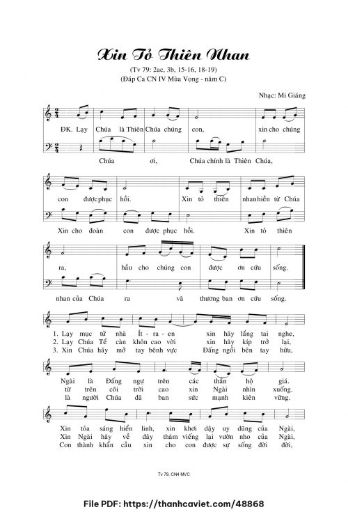 Xin tỏ Thiên Nhan - Mi Giáng - trang 1