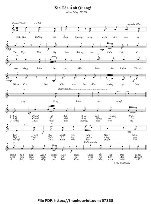 Xin tỏa ánh quang - Nguyên Kha - trang 1