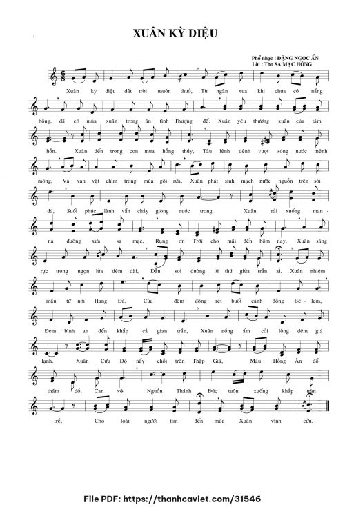 Xuân kỳ diệu - Đặng Ngọc Ẩn - trang 1