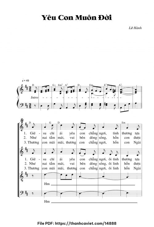 Yêu con muôn đời - Lữ Hành - trang 1