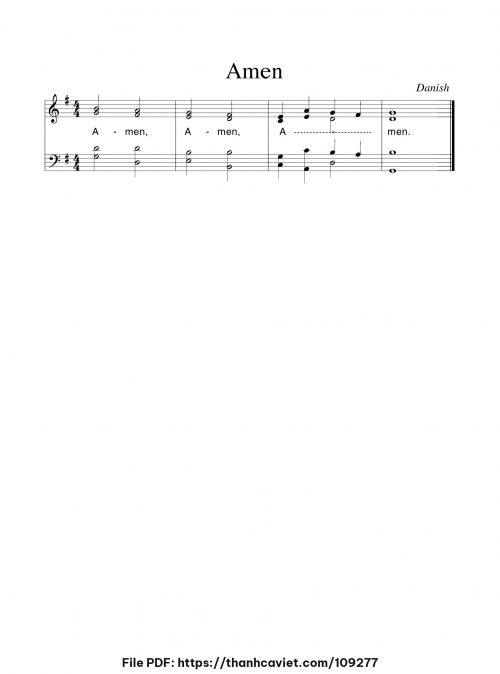 Amen - Danish - trang 1