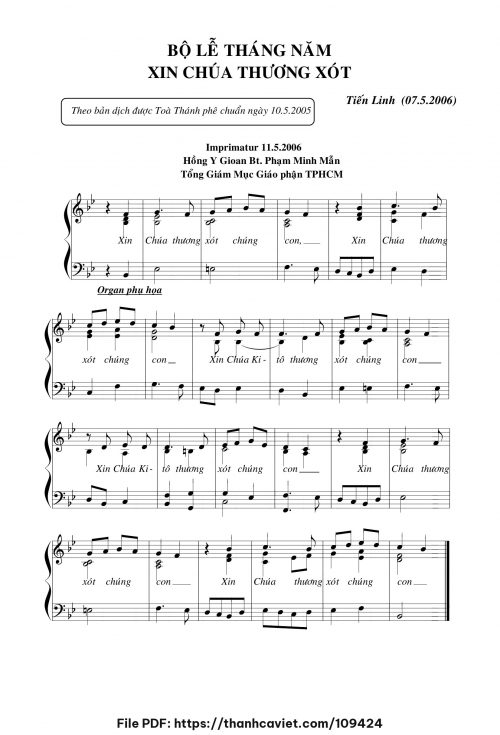 Bộ Lễ Tháng Năm - Tiến Linh - trang 1