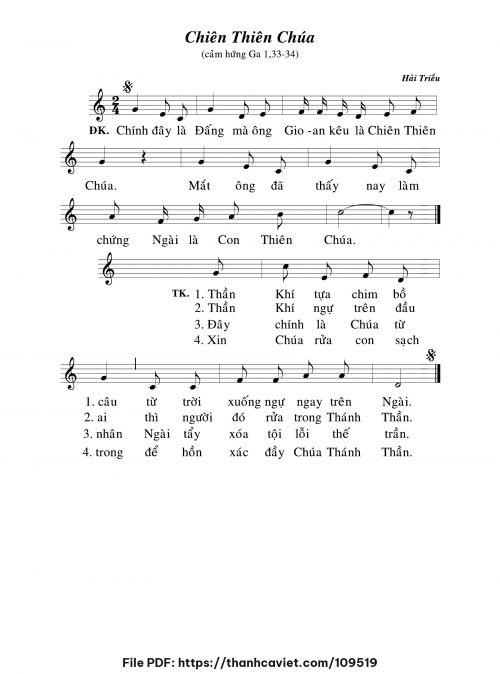 Chiên Thiên Chúa - Hải Triều - trang 1