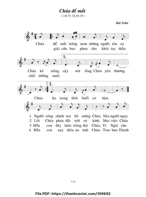 Chúa để mắt - Hải Triều - trang 1