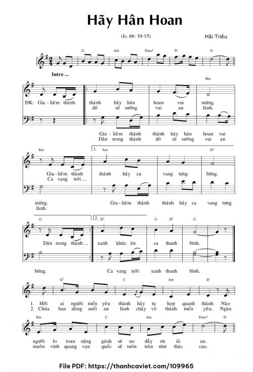 Hãy hân hoan - Hải Triều - trang 1