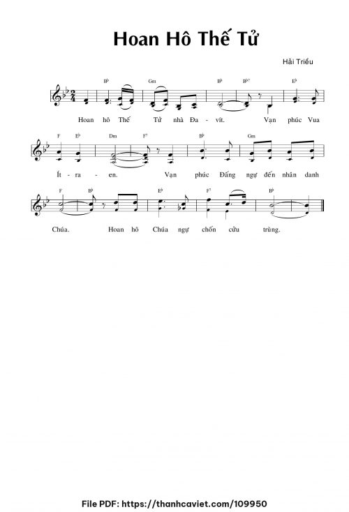 Hoan hô Thế Tử - Hải Triều - trang 1