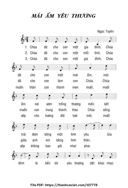 Mái ấm yêu thương - Ngọc Tuyên - trang 1