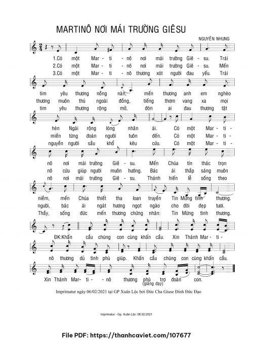 Martinô nơi mái trường Giêsu - Nguyên Nhung - trang 1