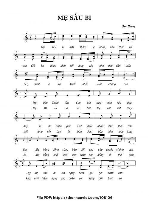 Mẹ sầu bi - Sơn Dương - trang 1