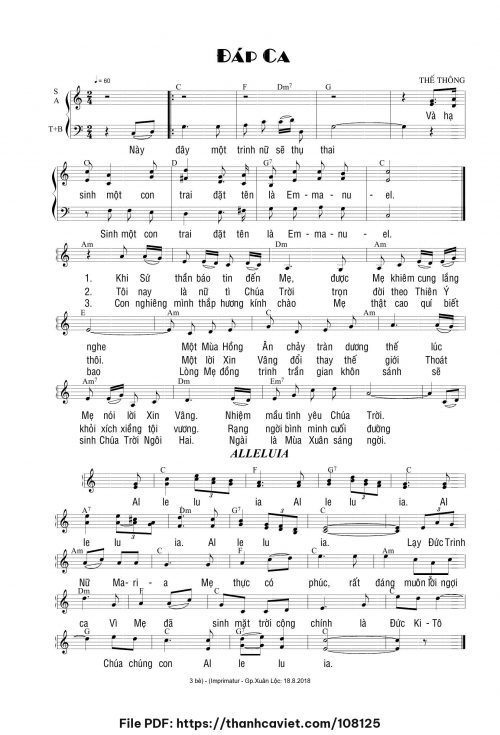 Mẹ Truyền Tin - Thế Thông - trang 1