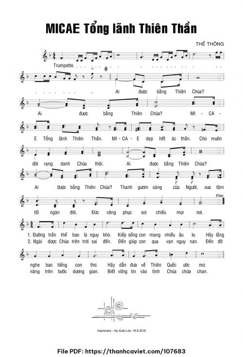 Micae Tổng lãnh Thiên Thần - Thế Thông - trang 1