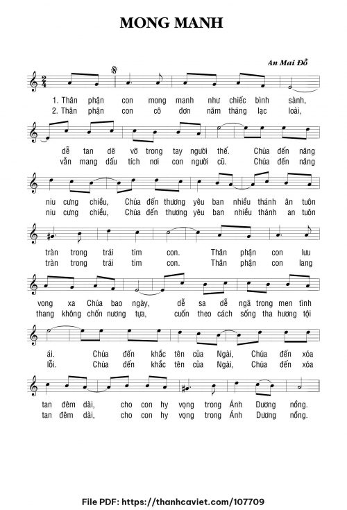 Mong manh - An Mai Đỗ - trang 1