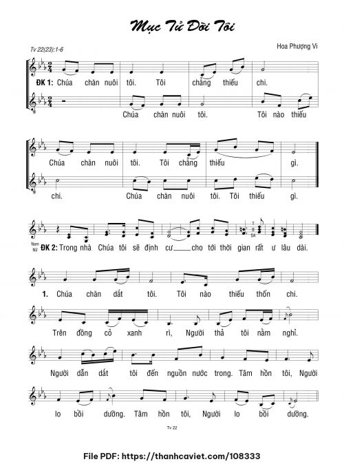 Mục tử đời tôi - Tín Vy (Hoa Phượng Vi) - trang 1
