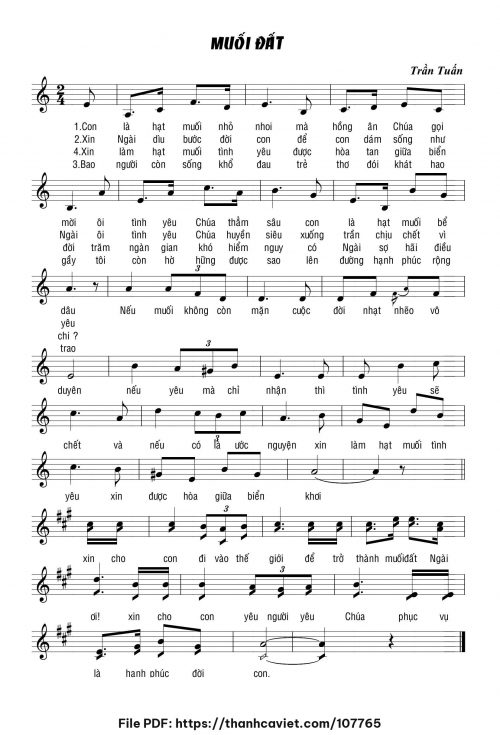 Muối đất - Lm. Trần Tuấn - trang 1