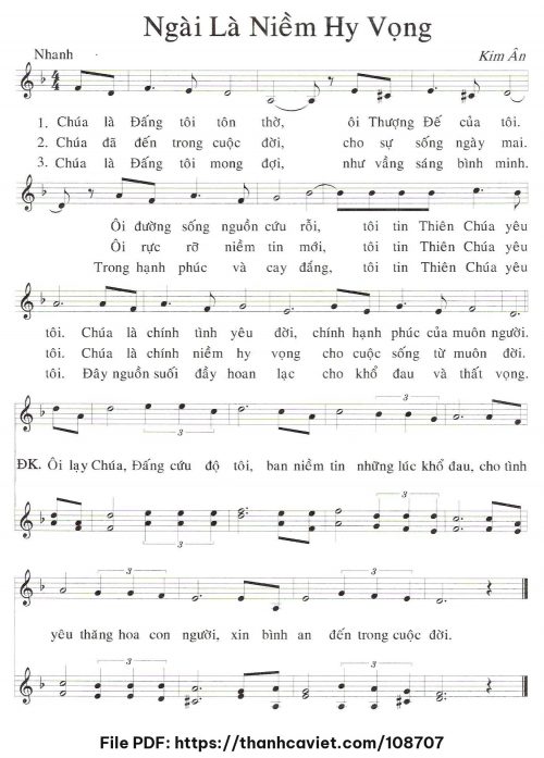 Ngài là niềm hy vọng - Kim Ân - trang 1
