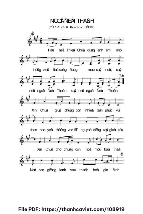 Ngôi đền thánh - Lm. Nguyễn Duy - trang 1