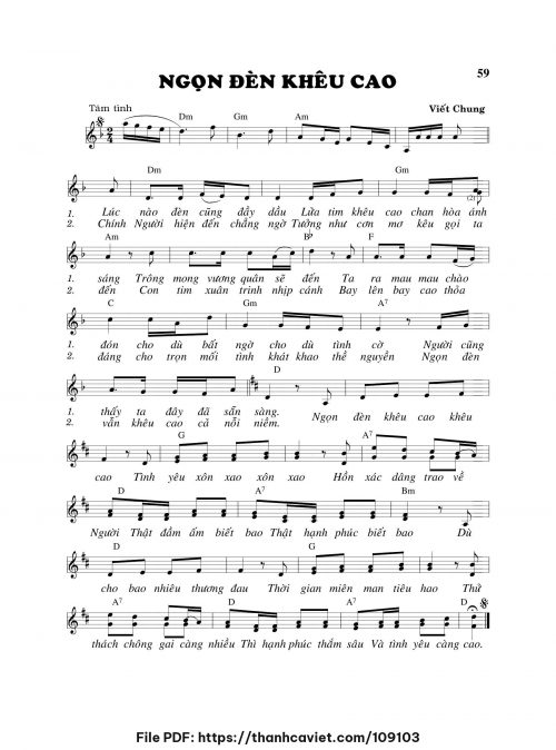 Ngọn đèn khêu cao - Viết Chung - trang 1