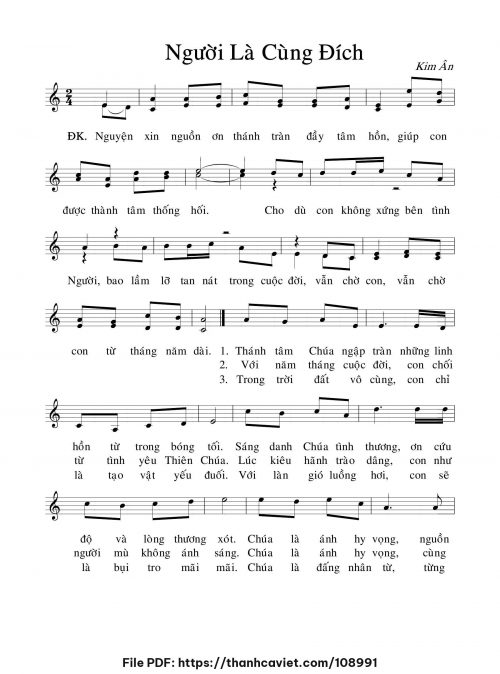 Người là cùng đích - Kim Ân - trang 1