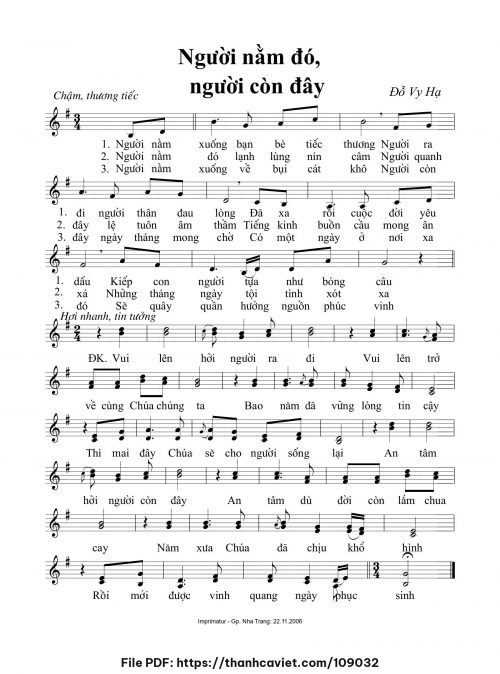 Người nằm đó, người còn đây - Đỗ Vy Hạ - trang 1