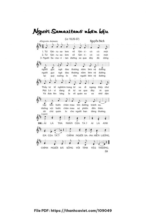 Người Samaritanô nhân hậu - Nguyễn Bách - trang 1