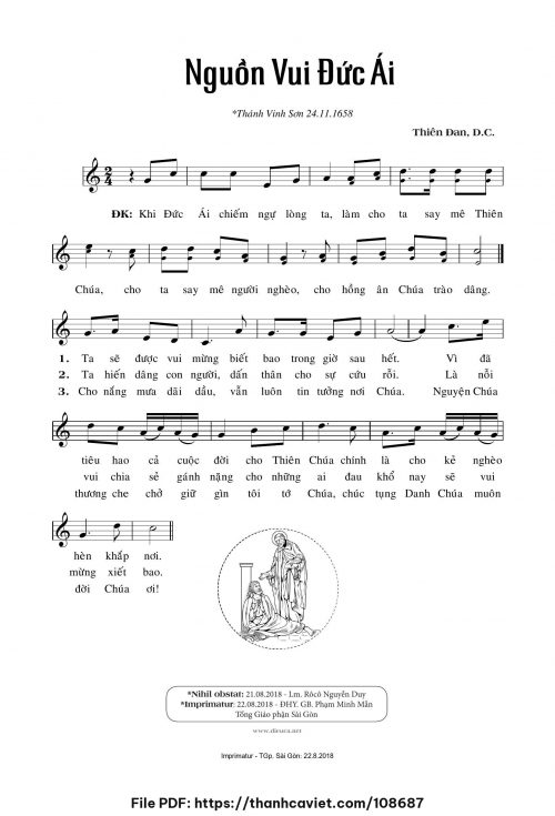 Nguồn vui Đức ái - Sr. Thiên Đan, D.C. - trang 1