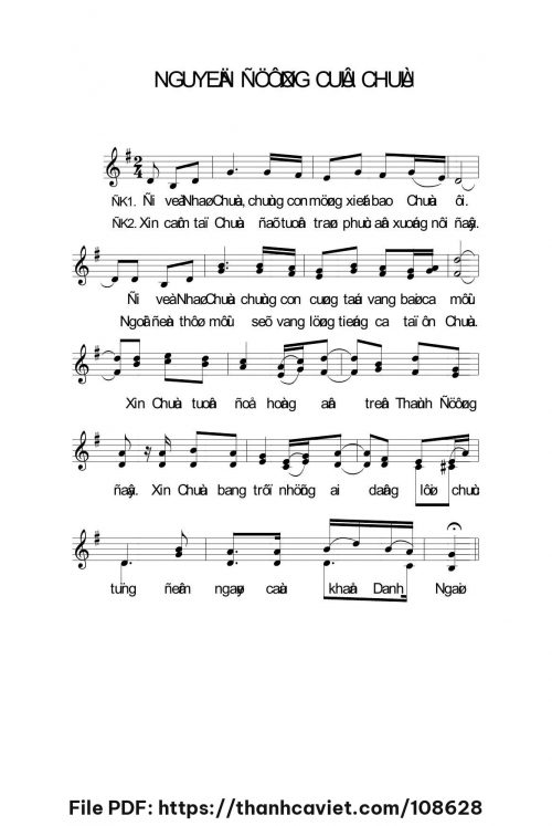 Nguyện đường của Chúa - Lm. Nguyễn Duy - trang 1