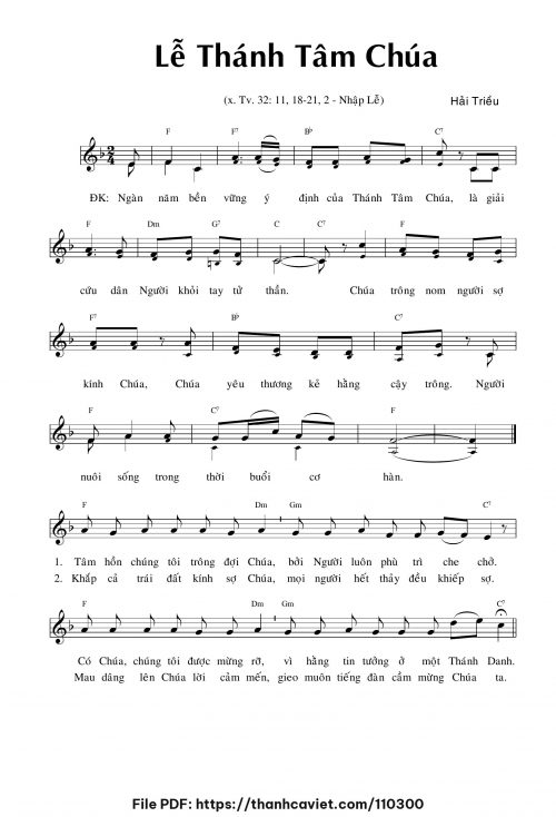 Lễ Thánh Tâm Chúa - Hải Triều - trang 1
