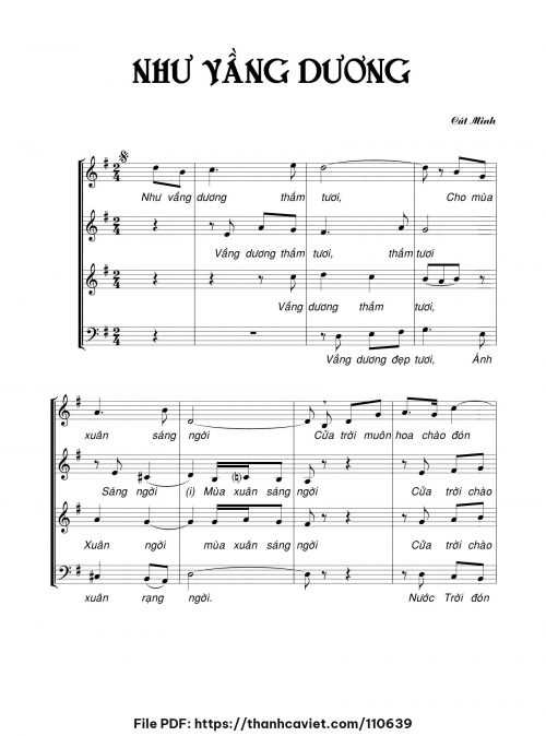 Như vầng dương - Cát Minh - trang 1
