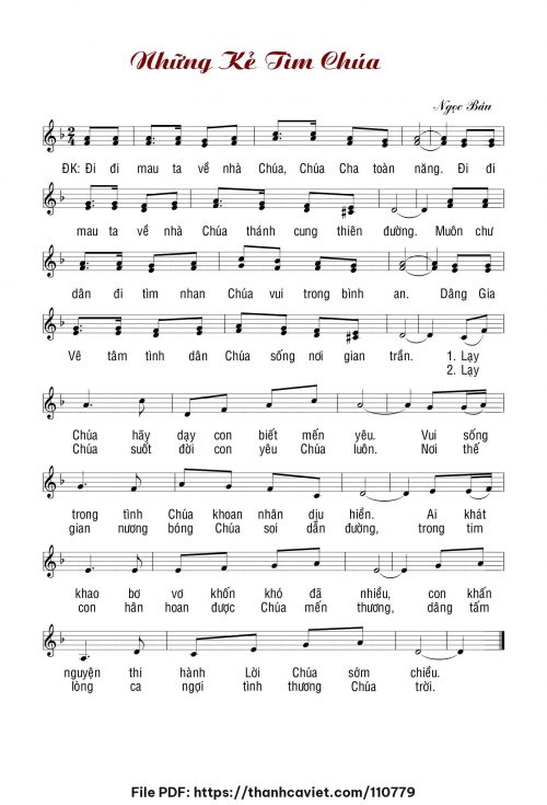 Những kẻ tìm Chúa - Ngọc Báu - trang 1