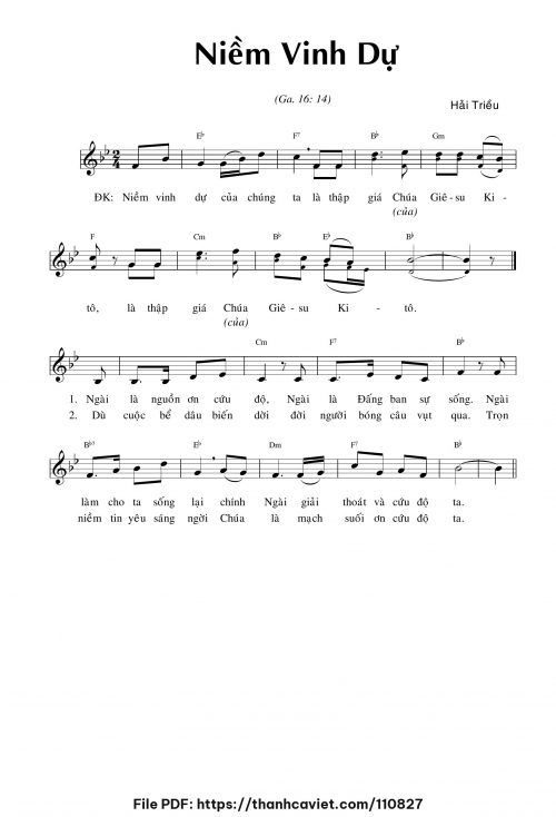 Niềm vinh dự - Hải Triều - trang 1