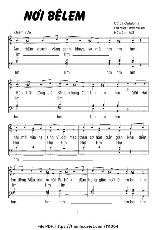 Nơi BeLem - Nhạc quốc tế - trang 1
