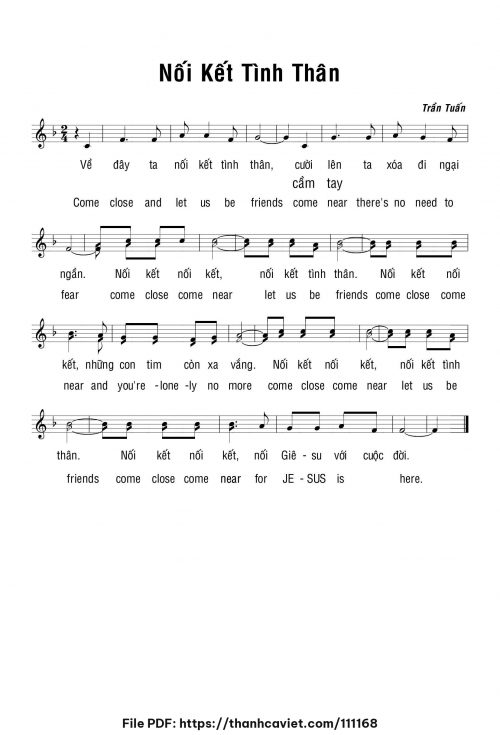 Nối kết tình thân - Lm. Trần Tuấn - trang 1