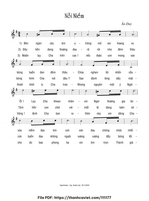 Nỗi niềm - Ân Duy - trang 1